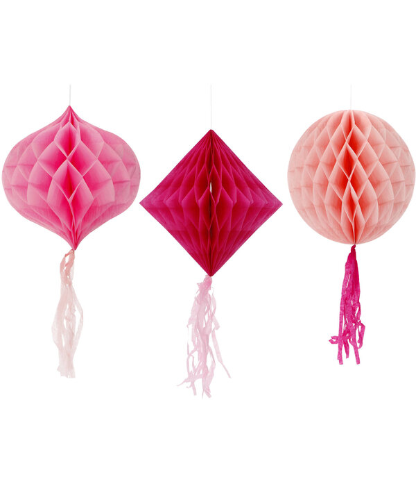 Honeycomb Set Perfect Pink 3-Delig