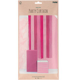 Feestgordijn Perfect Pink (2x1m)