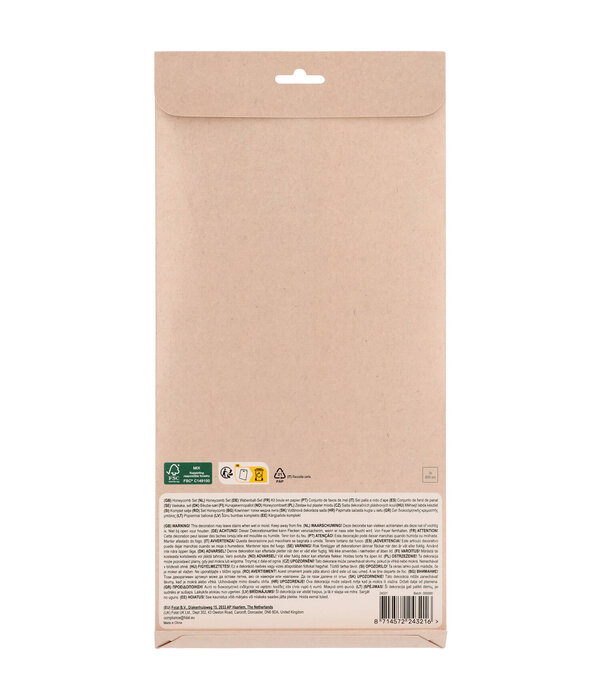 Honeycomb Set Bold Blue 3-Delig