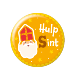 Button klein Hulp Sint Cartoon Vigo