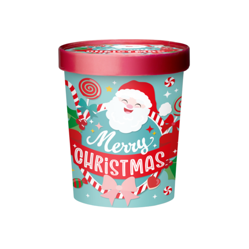Snoep Bucket Merry Christmas Cartoon