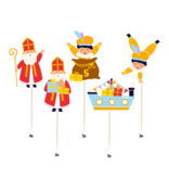 Cocktail Prikkers Sinterklaas Cartoon Vigo (16st)