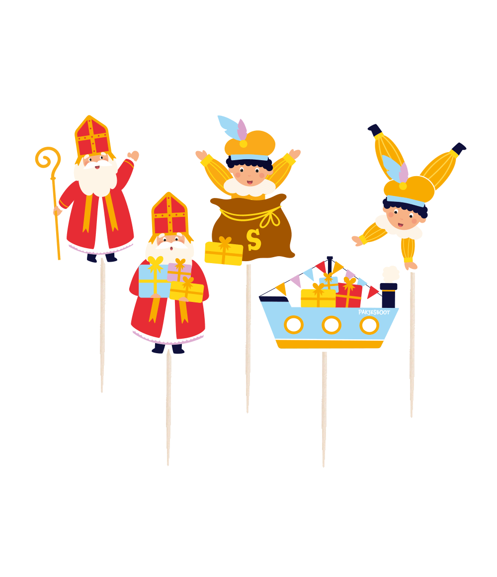 Cocktail Prikkers Sinterklaas - 15st
