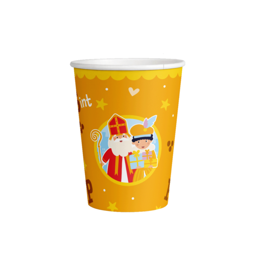 Bekers Sint & Piet Cartoon Vigo (8st)