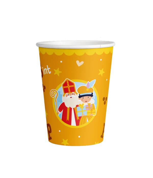 Bekers Sint & Piet Cartoon Vigo (8st)