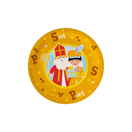 Bordjes Sint & piet Cartoon Vigo (8st)