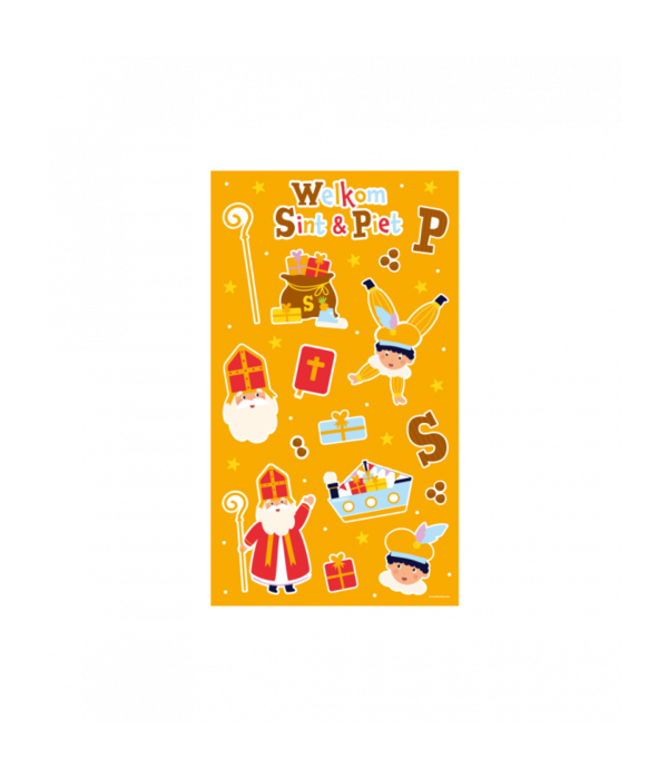 Stickers Sint & Piet Cartoon Vigo
