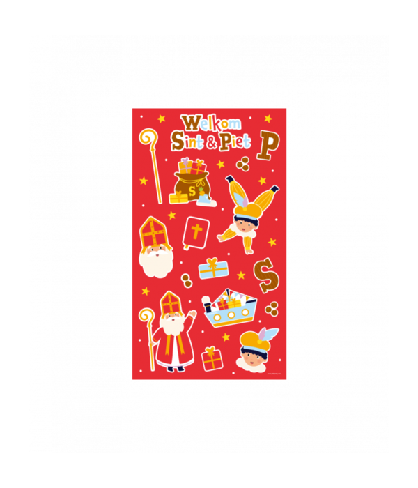 Stickers Sint & Piet Cartoon Vigo