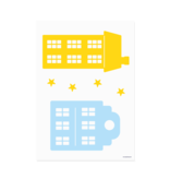 Raamstickers Sint & Piet Cartoon Vigo