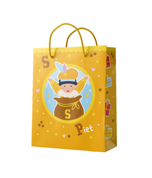 Cadeautas XL Sint & Piet Cartoon Vigo