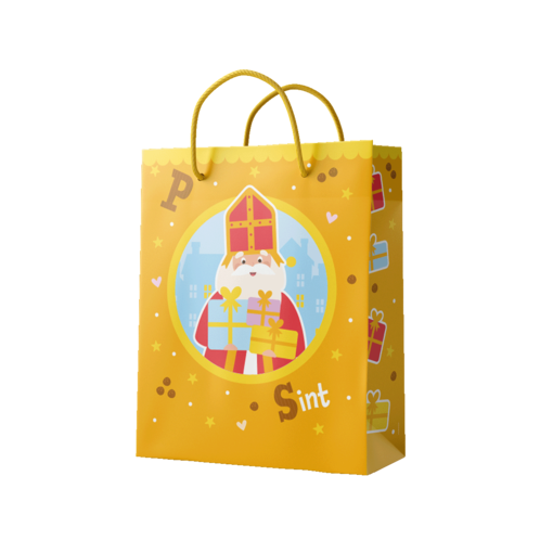 Cadeautas XL Sint & Piet Cartoon Vigo