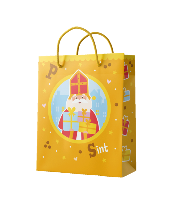 Cadeautas XL Sint & Piet Cartoon Vigo