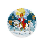 Bordjes Sinterklaas & Ozosnel Cartoon (8st)