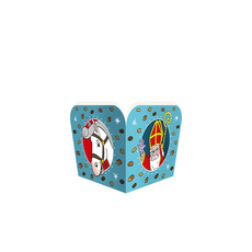 Pepernootbakjes Sinterklaas & Ozosnel Cartoon (6st)