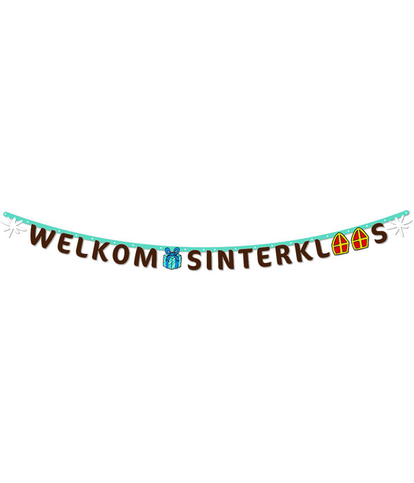 Letterslinger Welkom Sinterklaas Bilbao (1,5m)