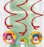 Swirl Decoratie Welkom Sint en Piet (3st)