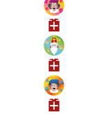 Hangdecoratie Welkom Sint en Piet (120cm)
