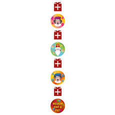 Hangdecoratie Welkom Sint en Piet (120cm)