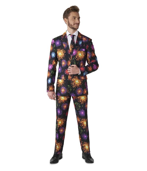 Feestkostuum Vuurwerk Man Suitmeister