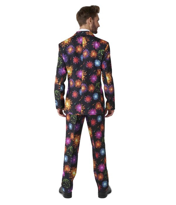 Feestkostuum Vuurwerk Man Suitmeister