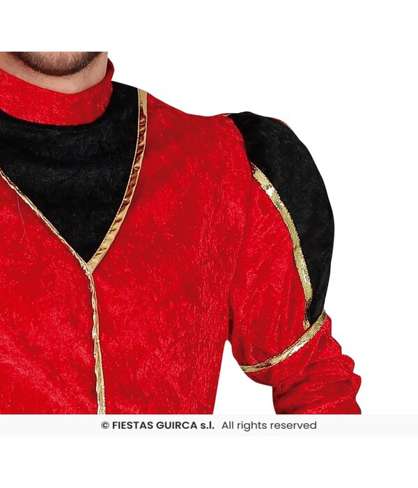 Hoofdpiet Kostuum Rood/Zwart