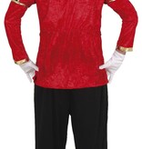 Hoofdpiet Kostuum Rood/Zwart