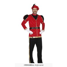 Hoofdpiet Kostuum Rood/Zwart