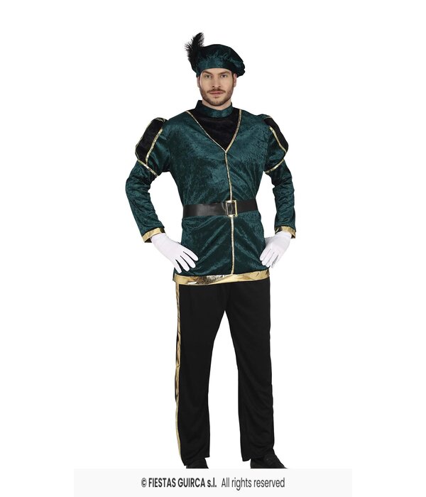 Hoofdpiet Kostuum Groen/Zwart