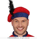 Hoofdpiet Kostuum Blauw/Rood