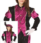 Piet Verkleedpak Kind Pink/Zwart Morena