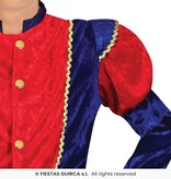 Piet Verkleedpak Kind Rood/Blauw Felipe