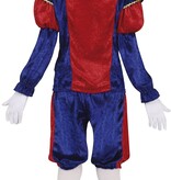 Piet Verkleedpak Kind Rood/Blauw Felipe