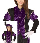 Piet Verkleedpak Kind Paars/Zwart Estrella