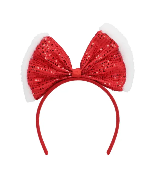 Diadeem Sweetie Pailletten Rood