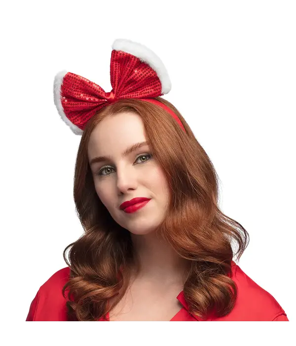 Diadeem Sweetie Pailletten Rood