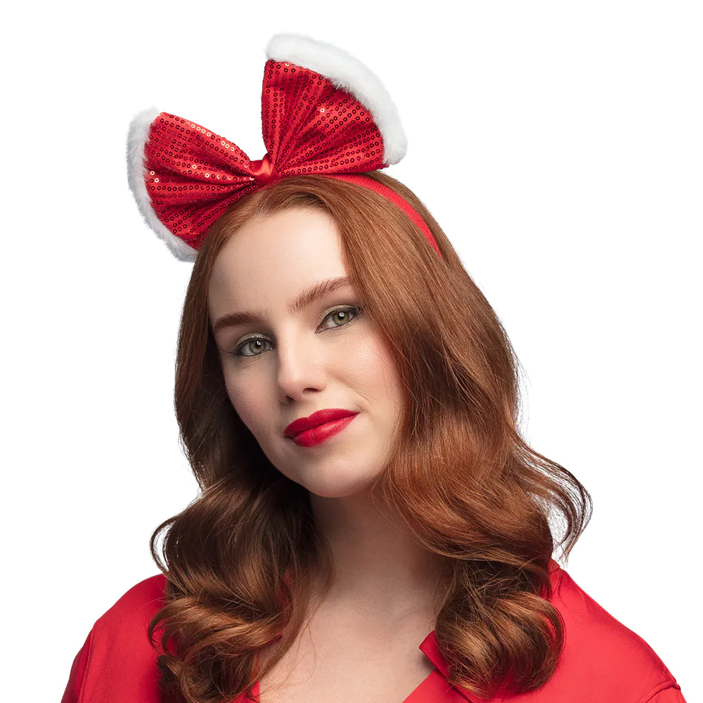 Diadeem Sweetie Pailletten Rood afbeelding