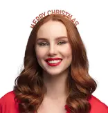 Metalen diadeem 'Merry Christmas'