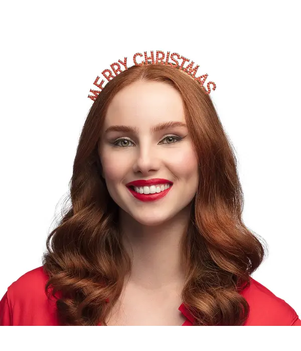 Metalen diadeem 'Merry Christmas'