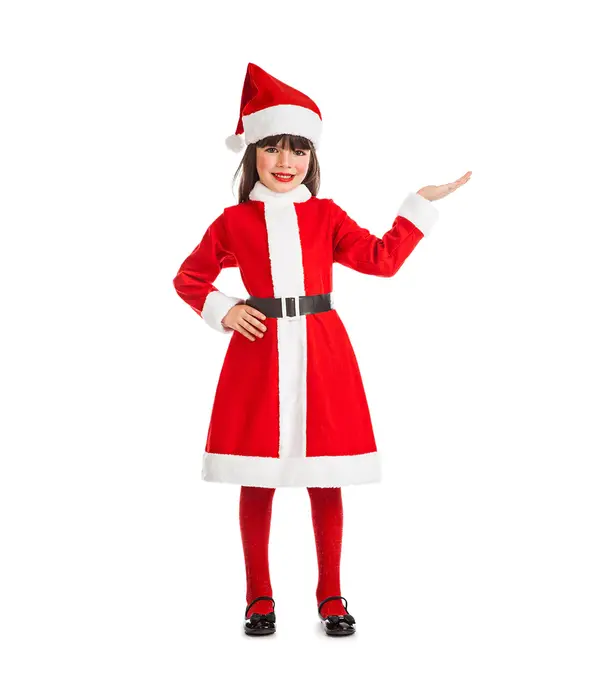 Kostuum Carol Claus Meisjes