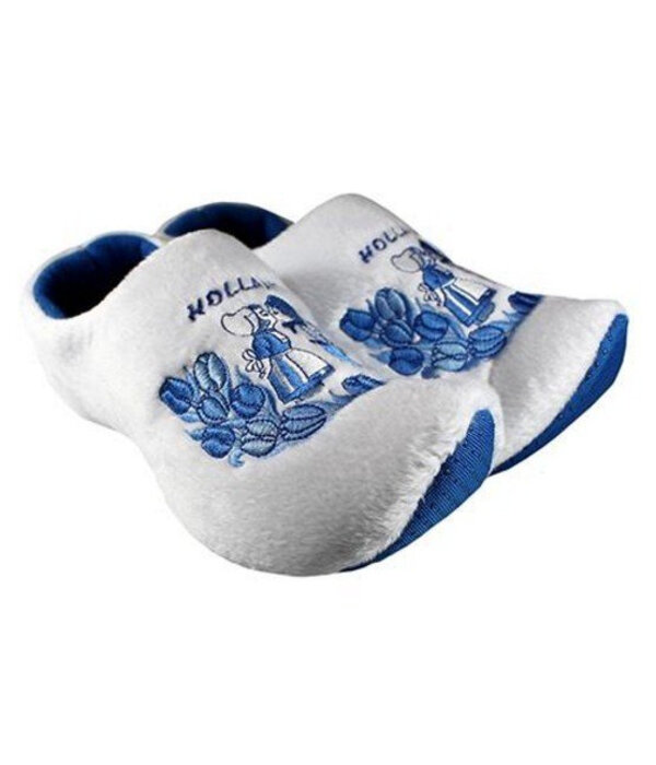 Klomp pantoffels Delftsblauw Kiss