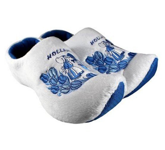 Klomp pantoffels Delftsblauw Kiss afbeelding