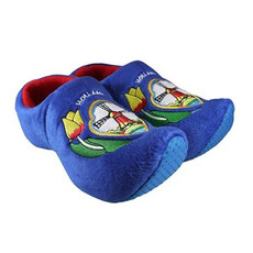 Klompsloffen blauw