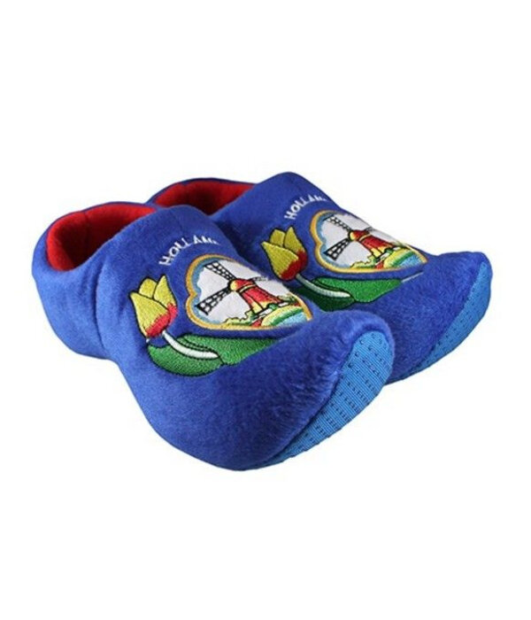 Klompsloffen blauw