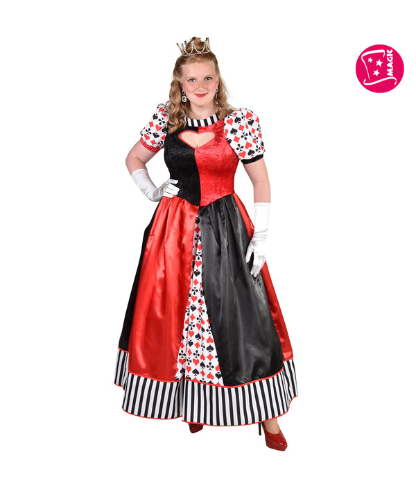 Queen Of Cards Jurk Premium Lang