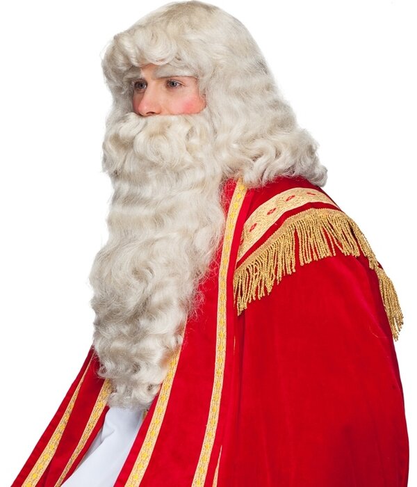 Kerstman Pruik en Baardstel Premium