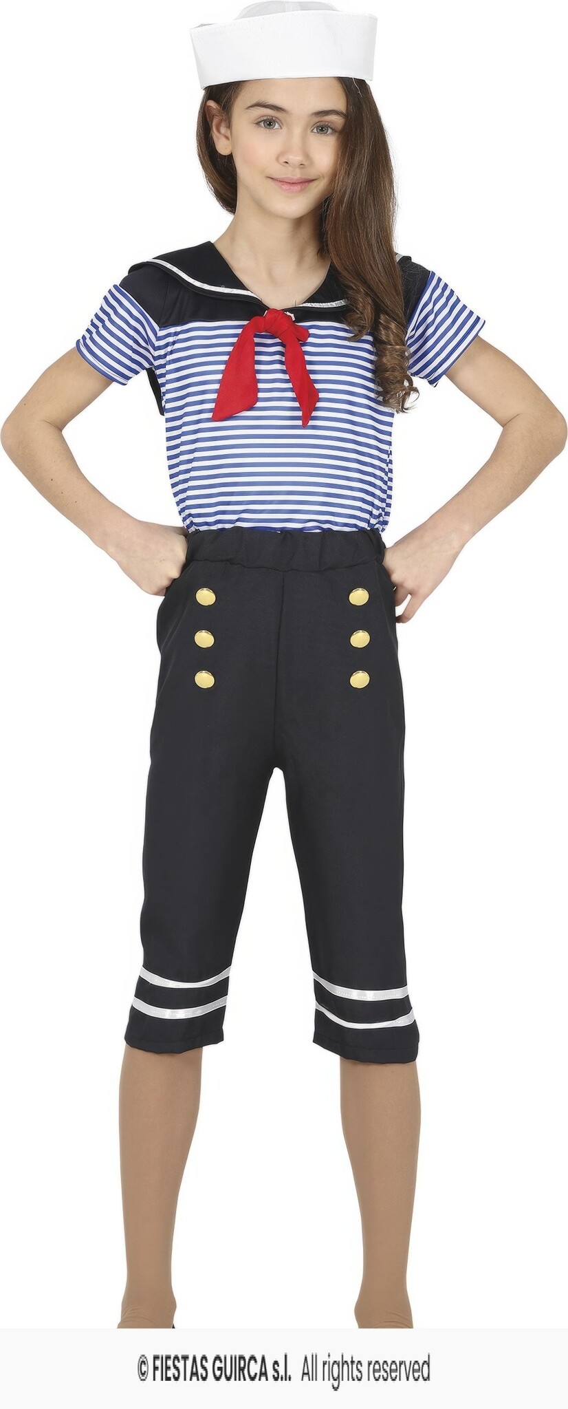 Kostuum Matroos Meisje Lizzy