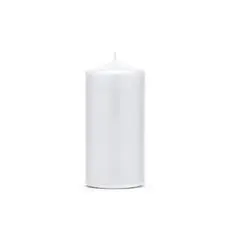 Stompkaarsen Mat Wit 12cm (6st)