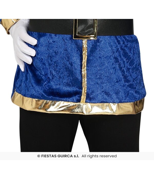 Hoofdpietje Kostuum Kind Blauw/Zwart