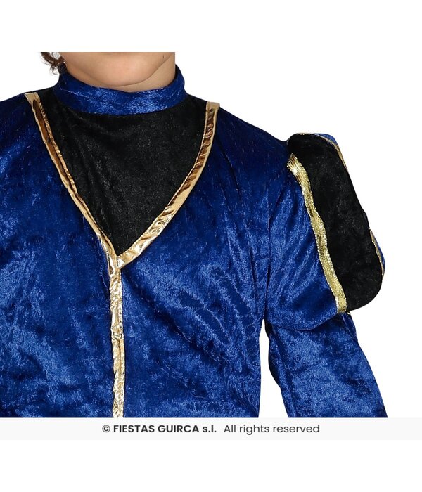 Hoofdpietje Kostuum Kind Blauw/Zwart