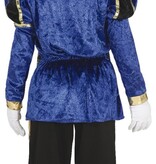 Hoofdpietje Kostuum Kind Blauw/Zwart